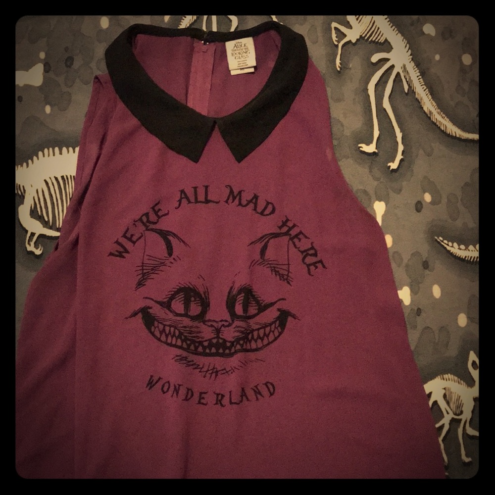 Alice in Wonderland Sheer Top